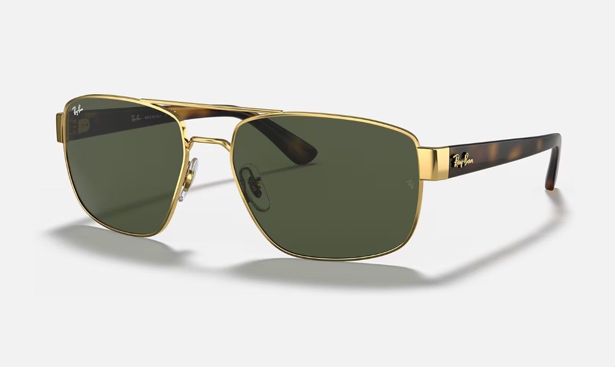 

Солнцезащитные очки унисекс Ray-Ban RB3663 зеленые, RB3663