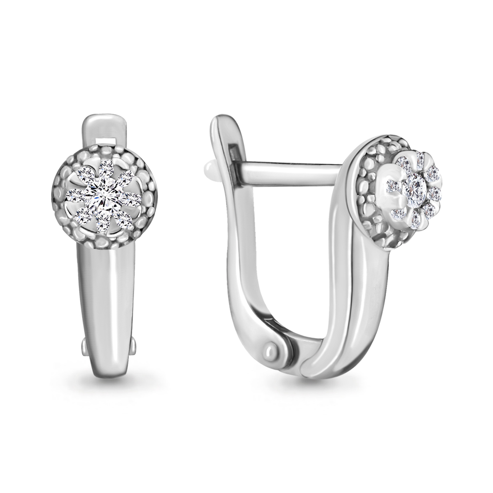 

Серьги из белого золота с бриллиантом Aquamarine 941820_585_бз, 941820_585_бз