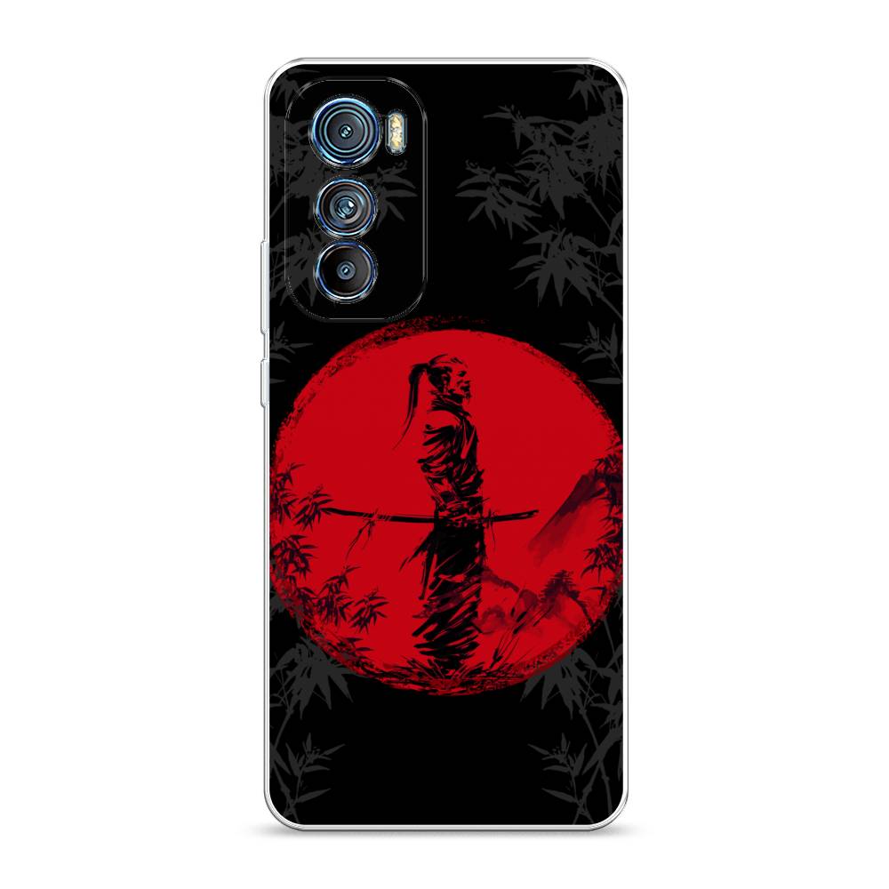 

Чехол на Motorola Edge 30 "Самурай на красном фоне", Черный;красный;серый, 243250-4
