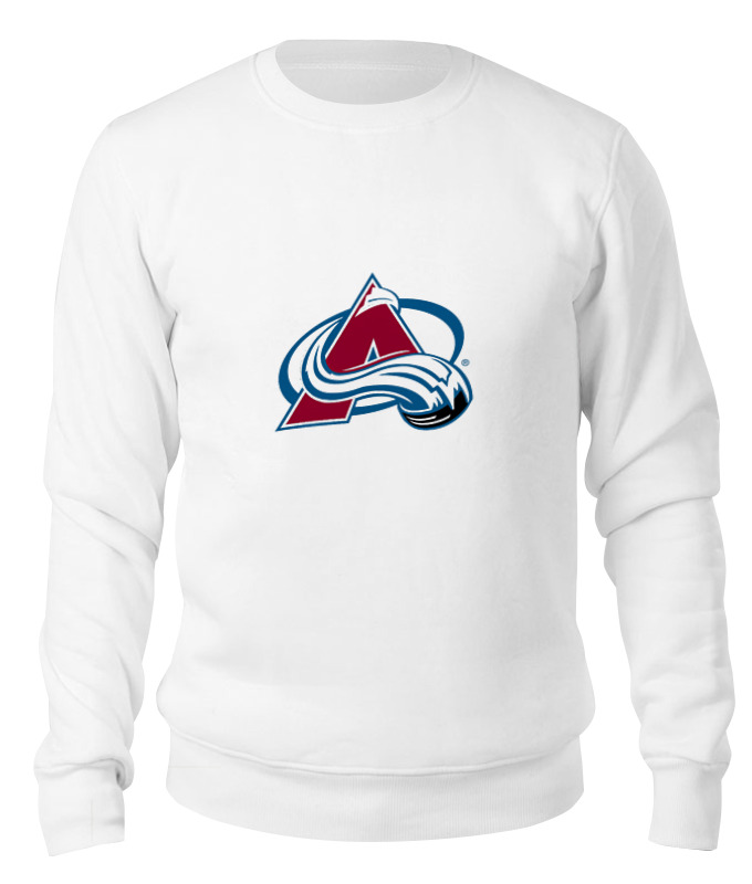 

Свитшот унисекс Printio Colorado avalanche белый L, Colorado avalanche