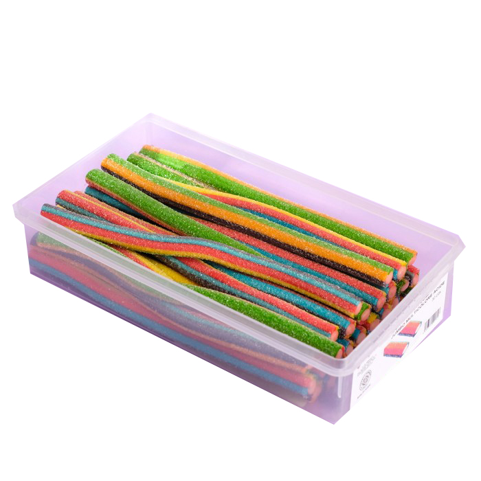фото Мармелад кислые разноцветные палочки, 1,6 кг dulceplus