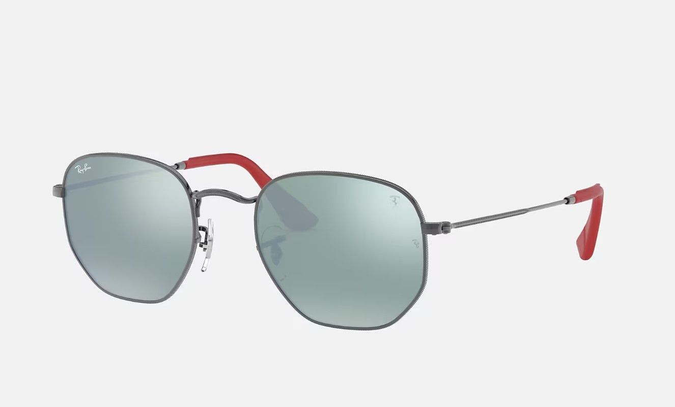 Солнцезащитные очки унисекс Ray-Ban RB3548NM серебристые