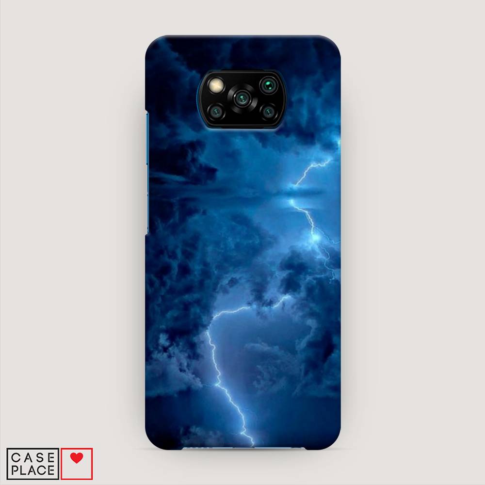 

Пластиковый чехол "Молния" на Xiaomi Poco X3 NFC, 39220-3
