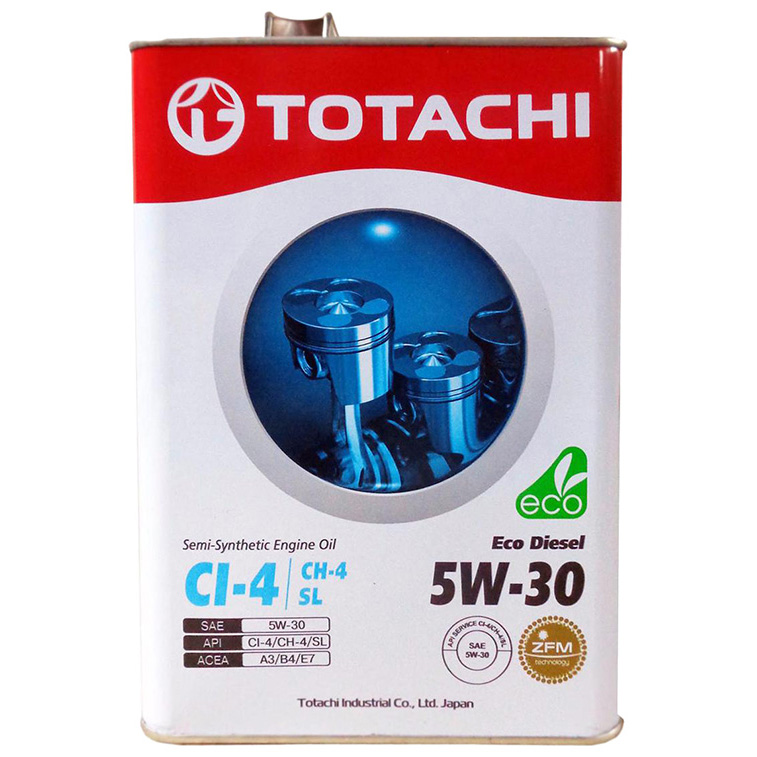 TOTACHI 5W-30 Eco Diesel Ci-4/Sl 6л (Полусинт. Мотор. Масло) 11106 Nsii0024686306