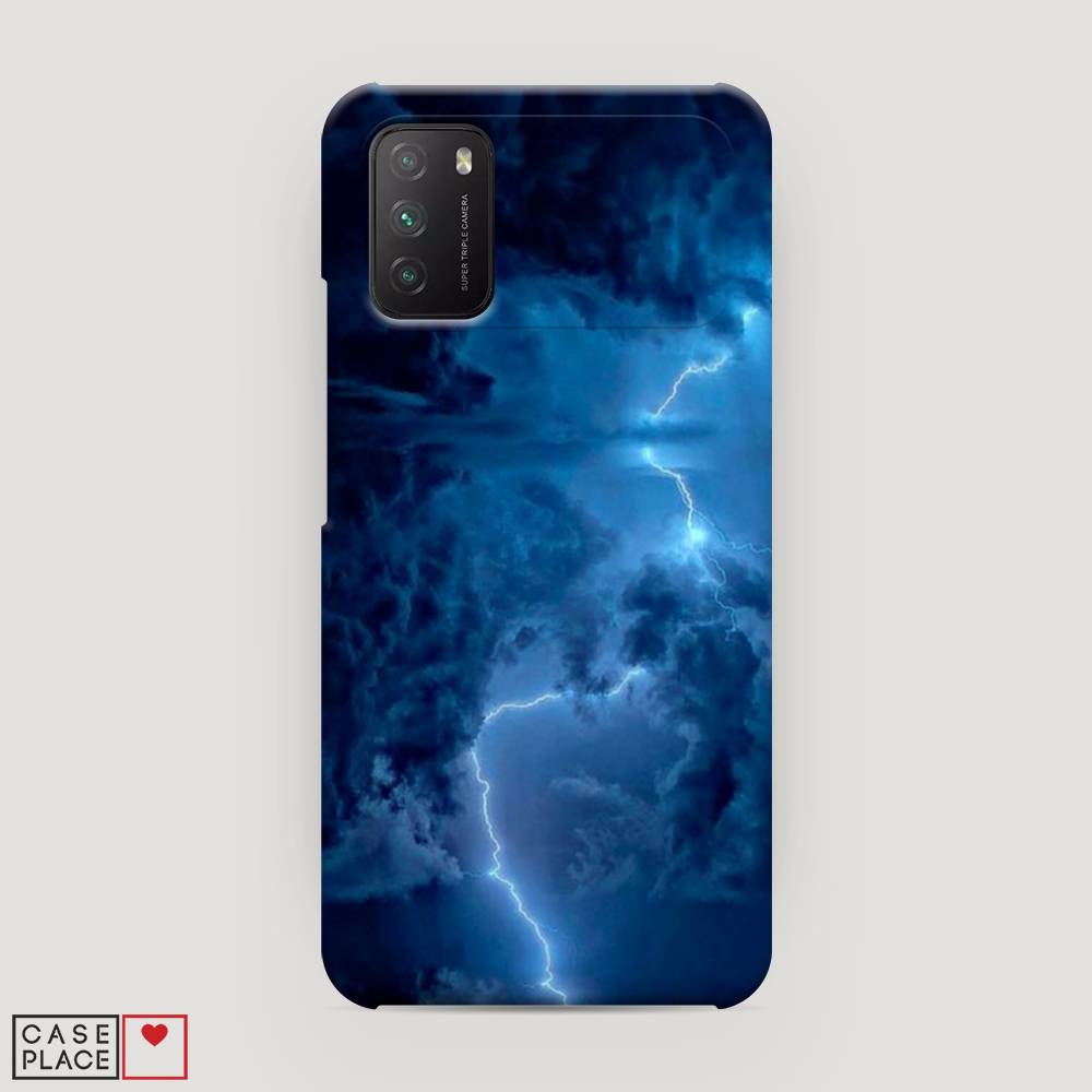 

Пластиковый чехол "Молния" на Xiaomi Poco M3, 39520-3
