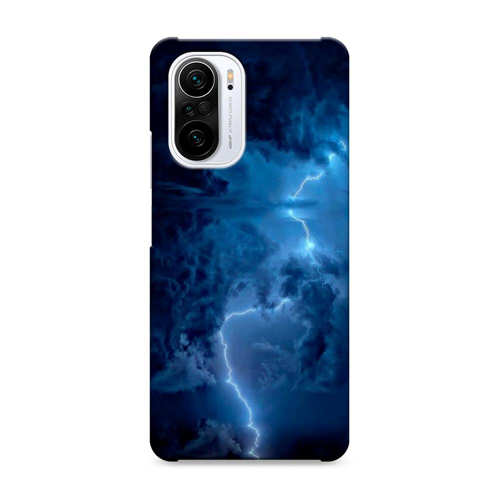 

Пластиковый чехол "Молния" на Xiaomi Poco F3, 310120-3