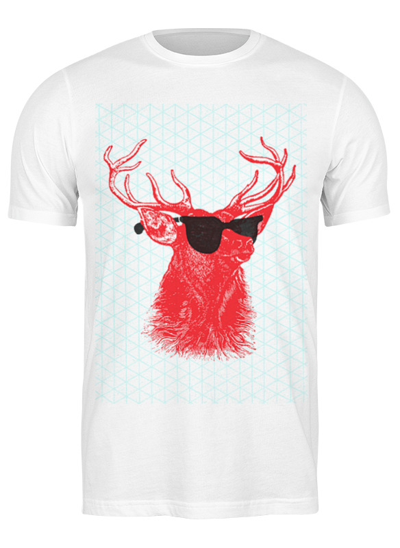 

Футболка мужская Printio Deer белая 3XL, Белый, Deer