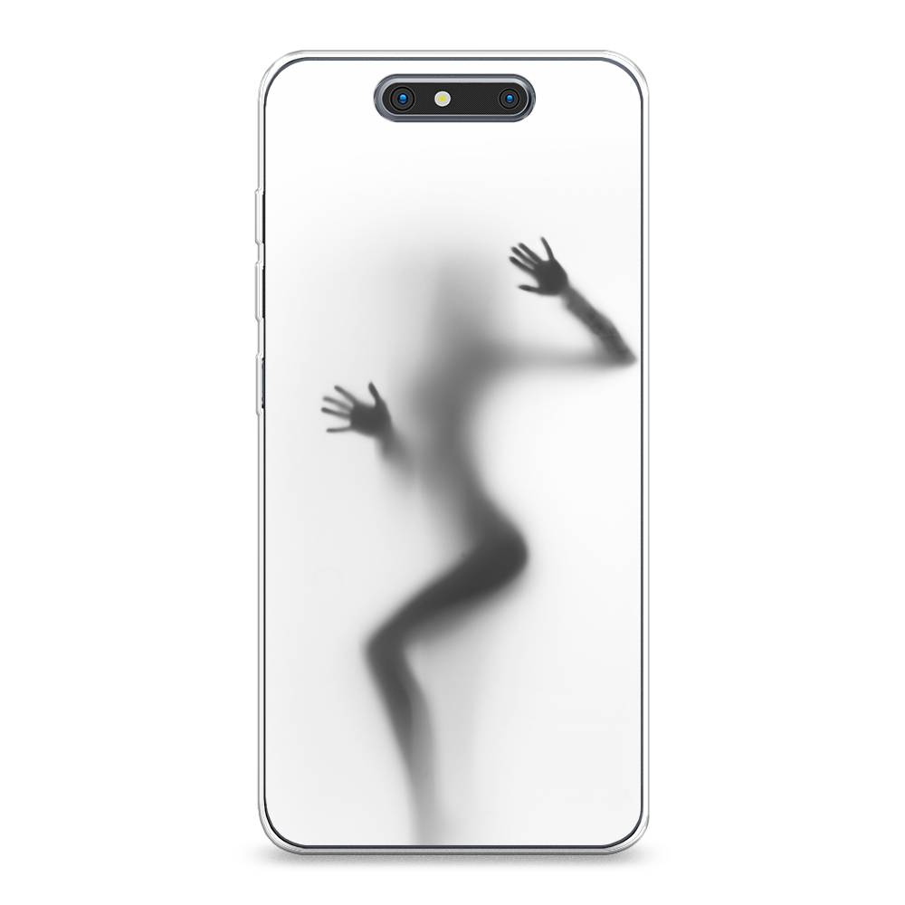 

Чехол Awog на ZTE Blade V8 / ЗТЕ Блэйд V8 "Девушка в душе", Разноцветный, 131250-7