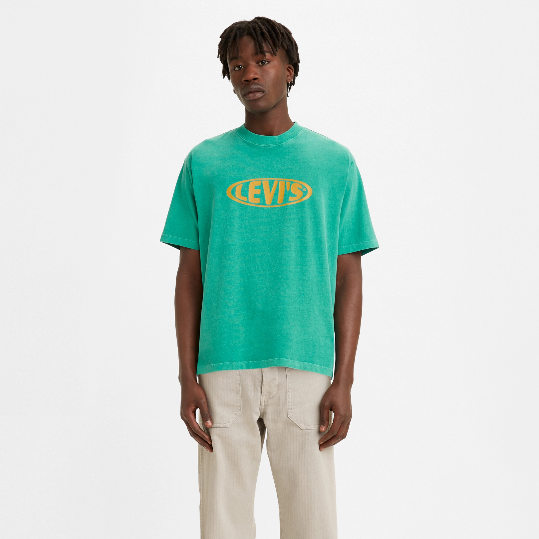 

Футболка мужская Levi's 87373-0010 зеленая M, 87373-0010