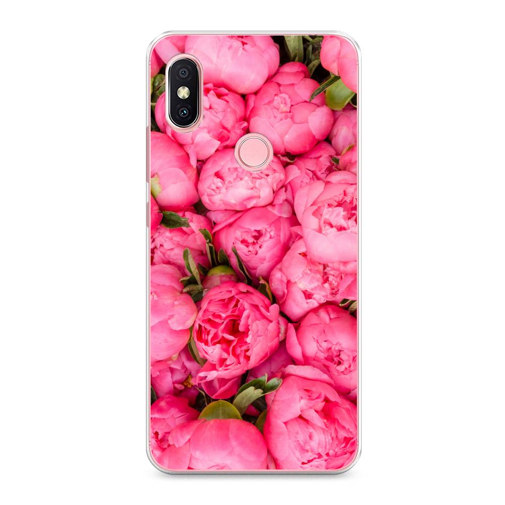 

Силиконовый чехол "Прекрасные пионы" на Xiaomi Redmi S2 (Redmi Y2), 33650-8