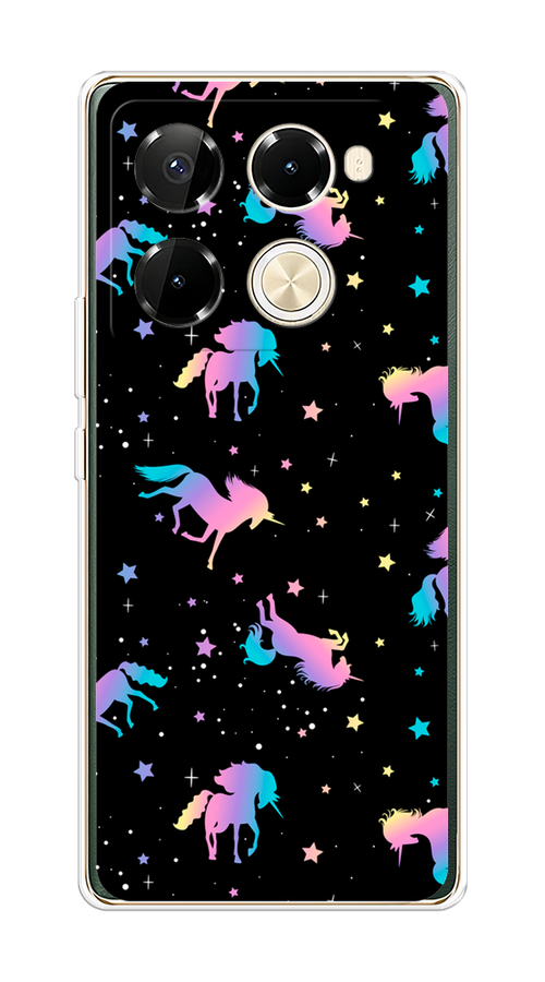 

Чехол на Infinix Note 40 Pro 5G/Note 40 Pro Plus "Единороги градиент", 3105950-1