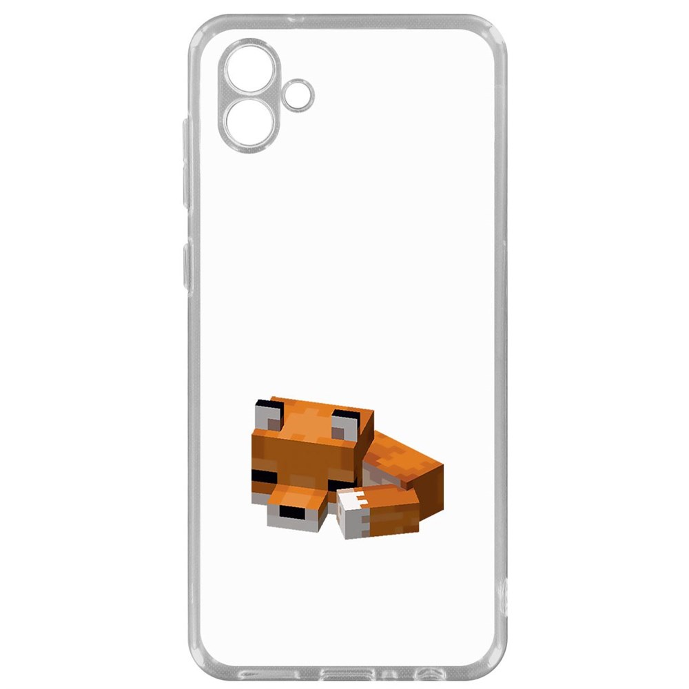 

Чехол-накладка Krutoff Clear Case Minecraft-Спящий Лисенок для Samsung Galaxy A04 (A045), Прозрачный