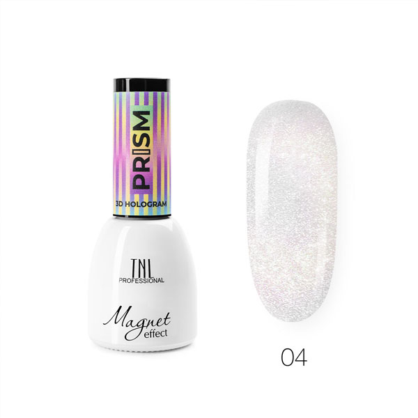 

Гель-лак TNL Prism №04 disco-white, 7 мл