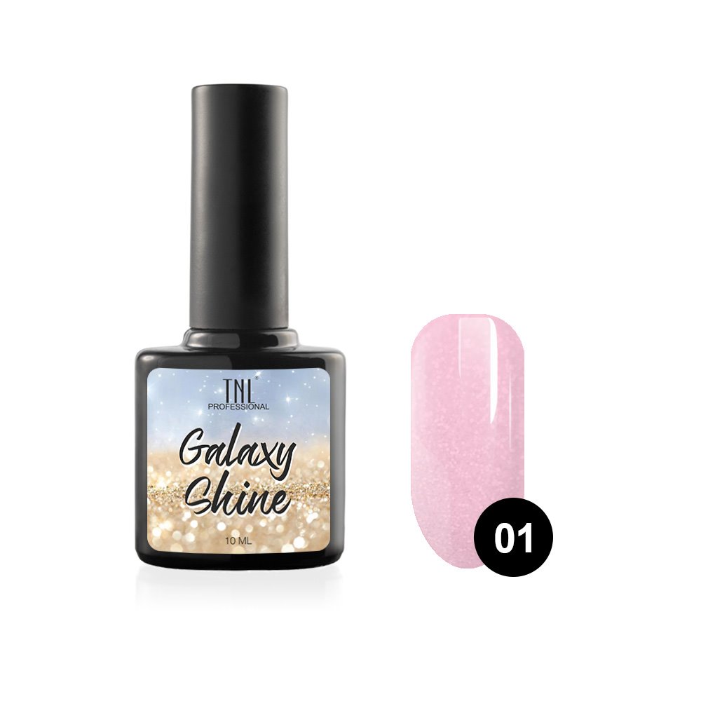 

Гель-лак TNL Galaxy Shine №01 пыльно-розовый (с шиммером); 10 мл