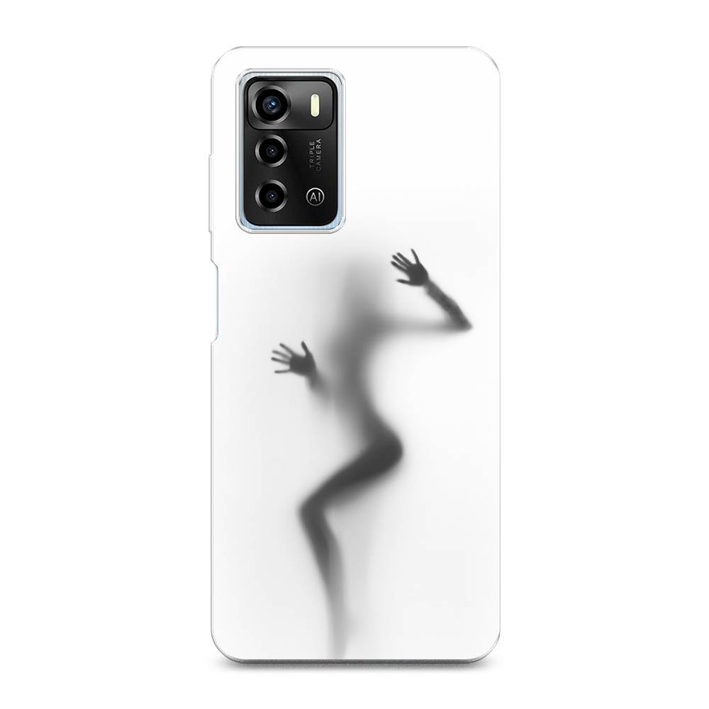фото Силиконовый чехол "девушка в душе" на zte blade a72 awog