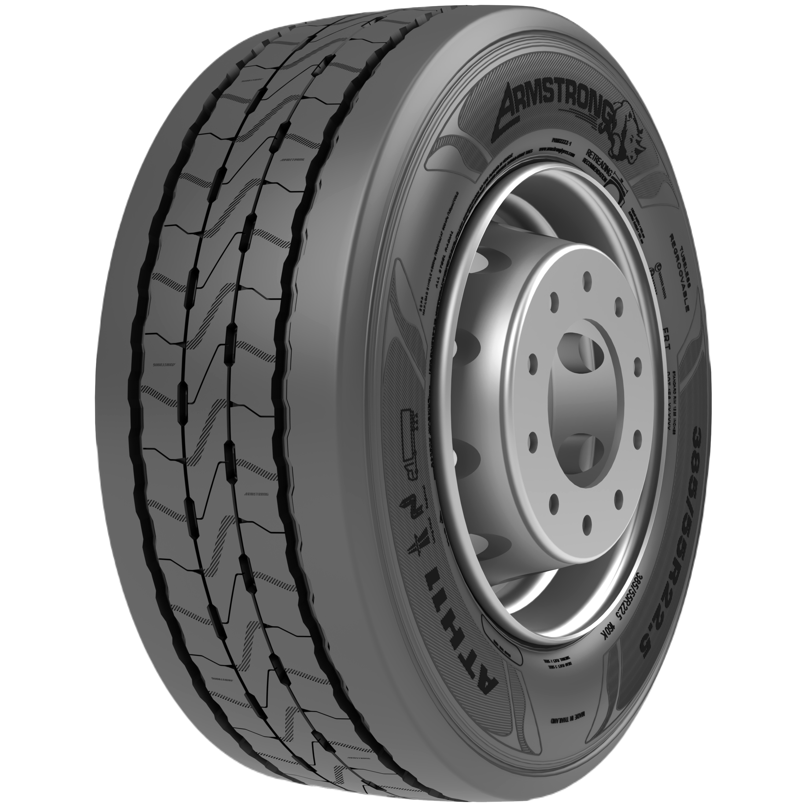 

Armstrong 385/65r22.5 Ath 11 Tl 24 164 K Прицепная ARMSTRONG арт. 1200052722, ATH 11