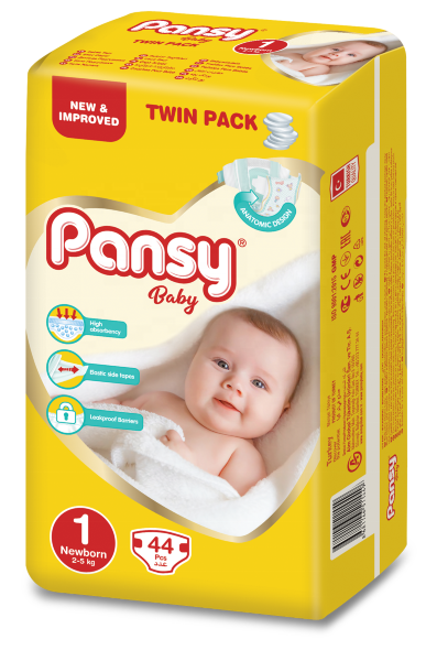 Подгузники PANSY BABY Twin Newborn