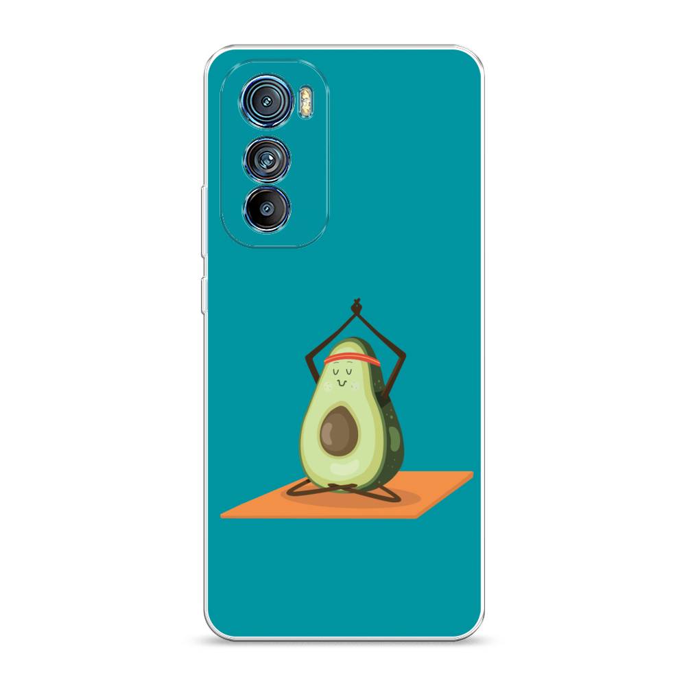 

Чехол на Motorola Edge 30 "Расслабься с авокадо", Голубой, 243250-6