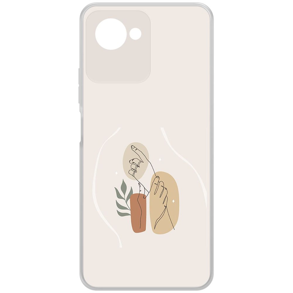 

Чехол-накладка Krutoff Clear Case Тонкость для Realme C30s, Прозрачный