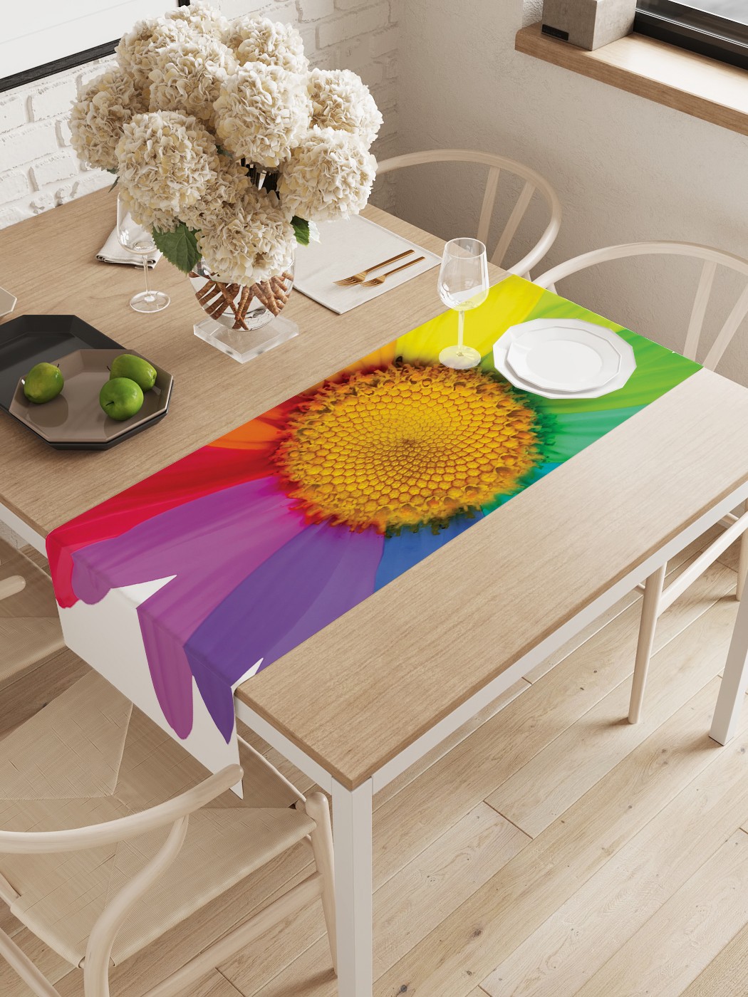 

ptt_13634 Дорожка на стол 40x145 см, Разноцветный