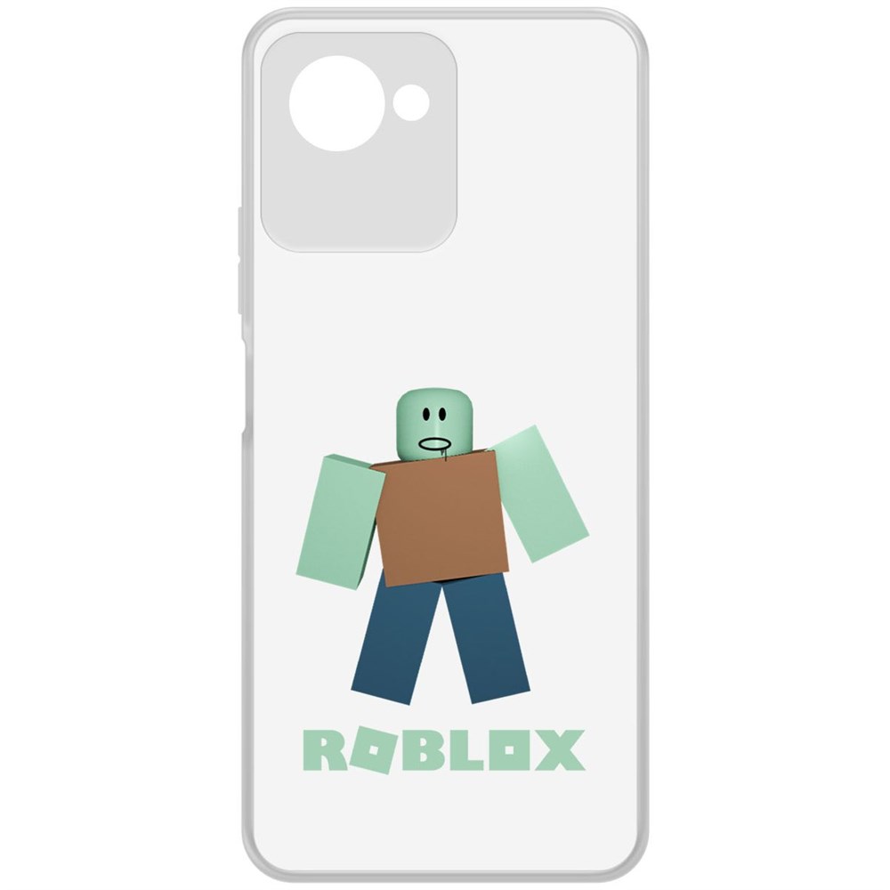 

Чехол-накладка Krutoff Clear Case Roblox-Зомби для Realme C30s, Прозрачный