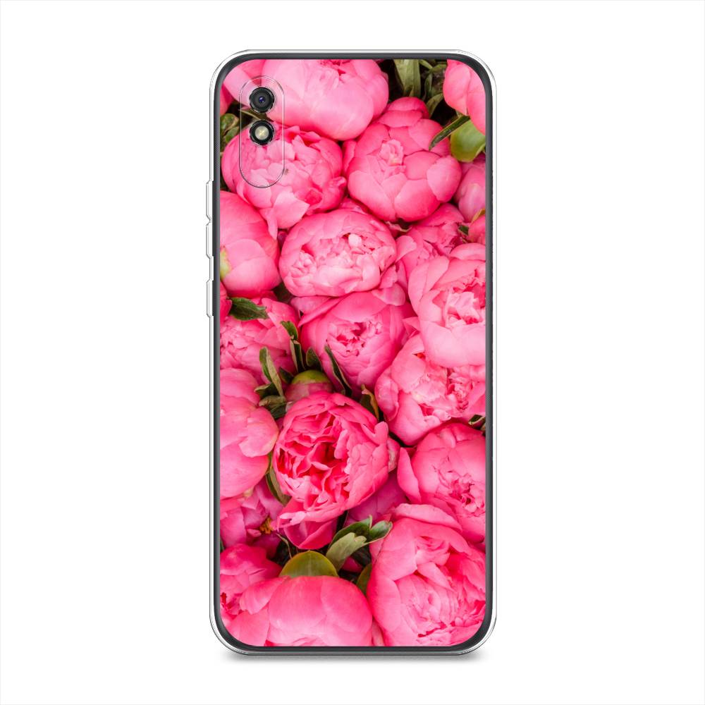 

Силиконовый чехол "Прекрасные пионы" на Xiaomi Redmi 9A, Разноцветный, 38950-8