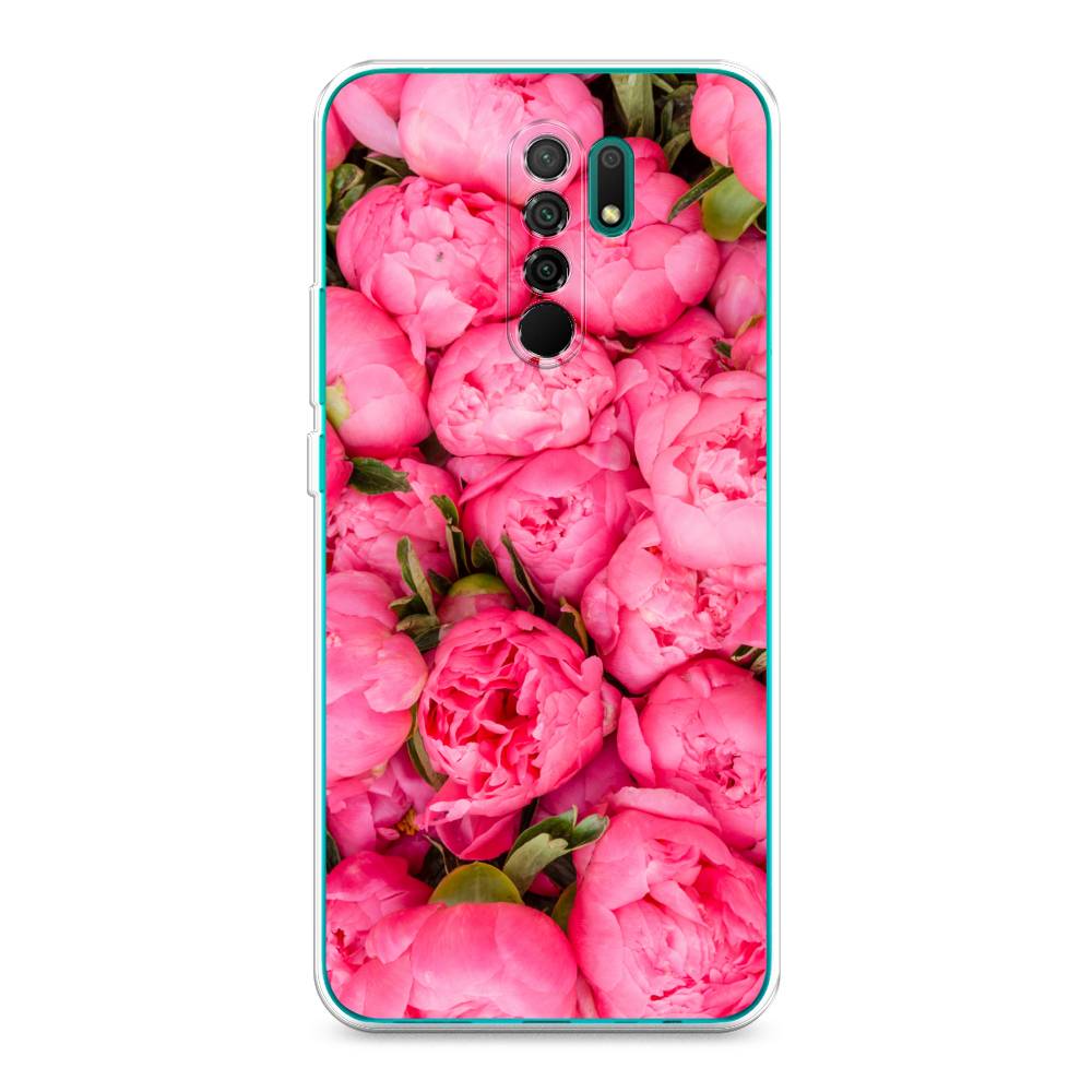 

Силиконовый чехол "Прекрасные пионы" на Xiaomi Redmi 9, Разноцветный, 38350-8