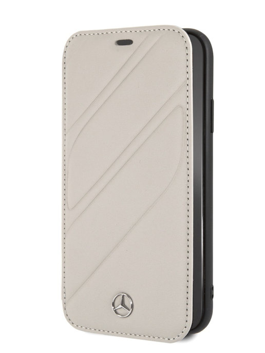 фото Чехол mercedes new organic i collection book style case для iphone xr grey (crystal grey) mercedes-benz