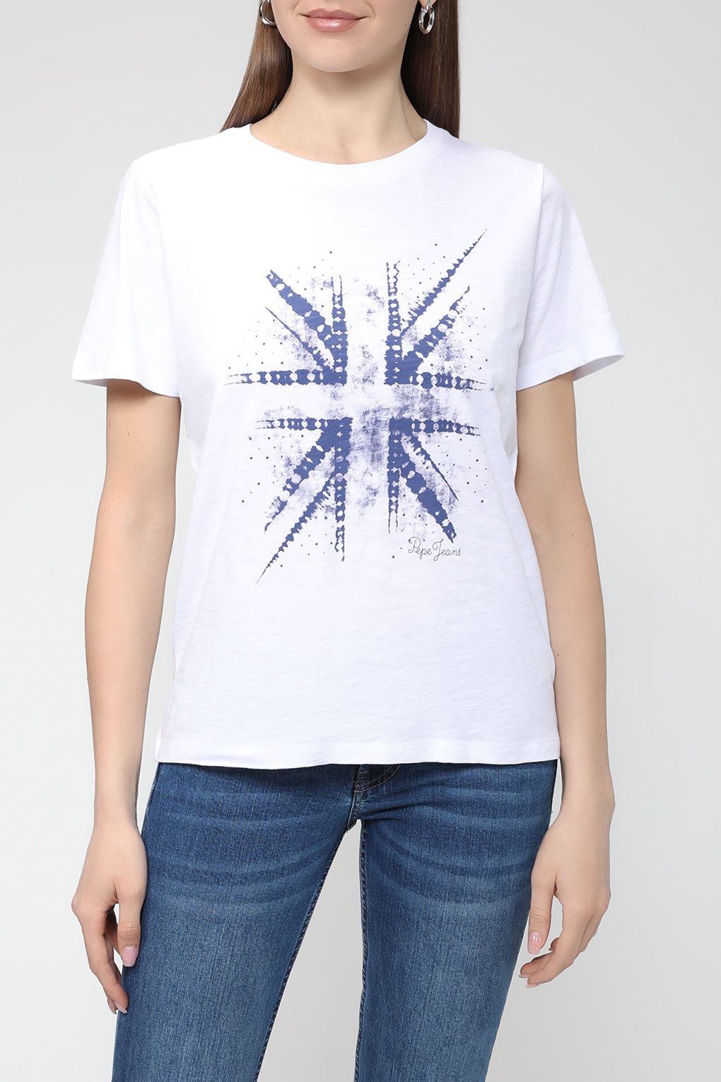 

Футболка женская Pepe Jeans London PL505423 белая M, Белый, PL505423