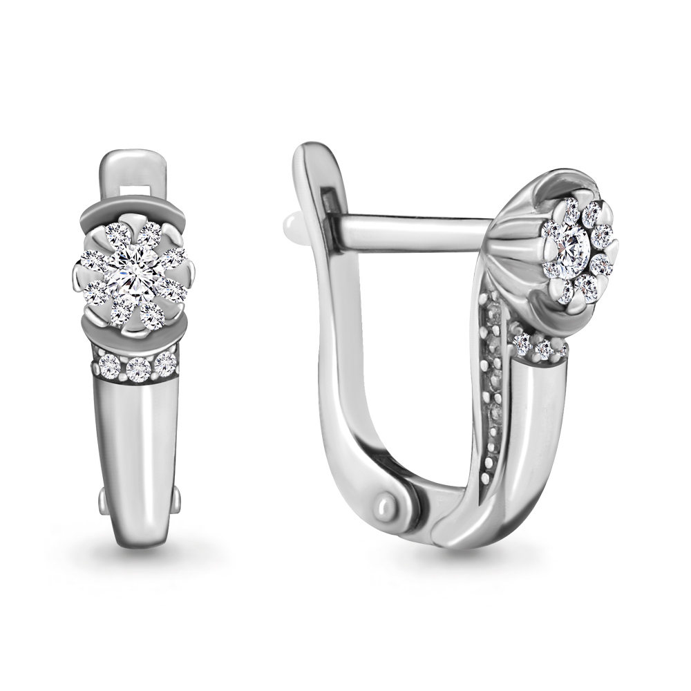 

Серьги из белого золота с бриллиантом Aquamarine 941805_585_бз, 941805_585_бз