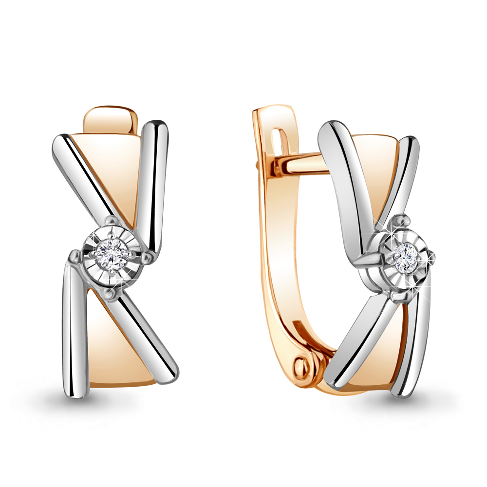

Серьги AQUAMARINE 941789к_585_кз, 941789к_585_кз