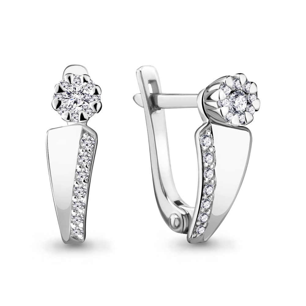 

Серьги из белого золота с бриллиантом Aquamarine 941741_585_бз, 941741_585_бз