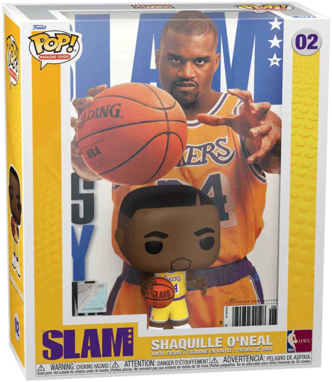 фото Фигурка funko pop! nba cover slam shaquille o'neal 59362, blz59362