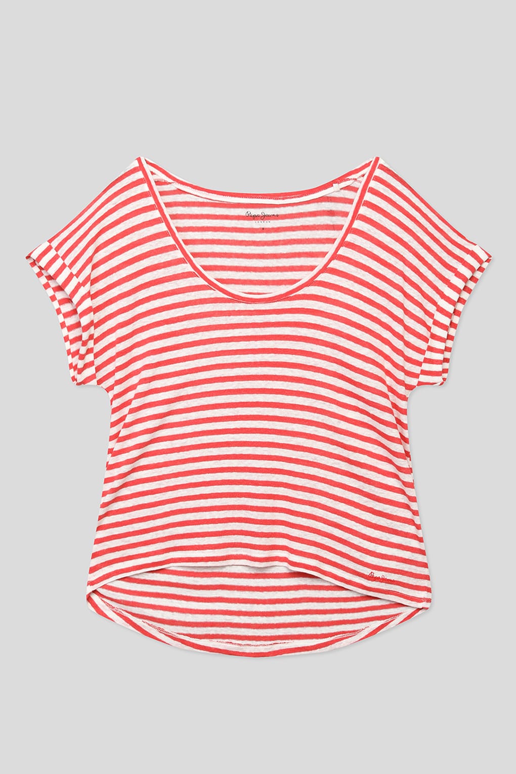 

Футболка женская Pepe Jeans London PL505404 красная L, Красный, PL505404