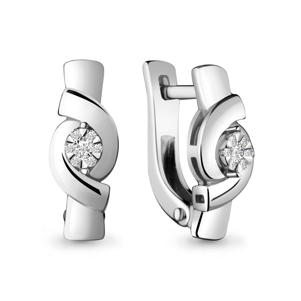 

Серьги из белого золота с бриллиантом Aquamarine 941615_585_бз, 941615_585_бз