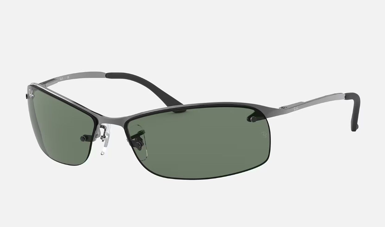 

Солнцезащитные очки унисекс Ray-Ban RB3183 зеленые, RB3183