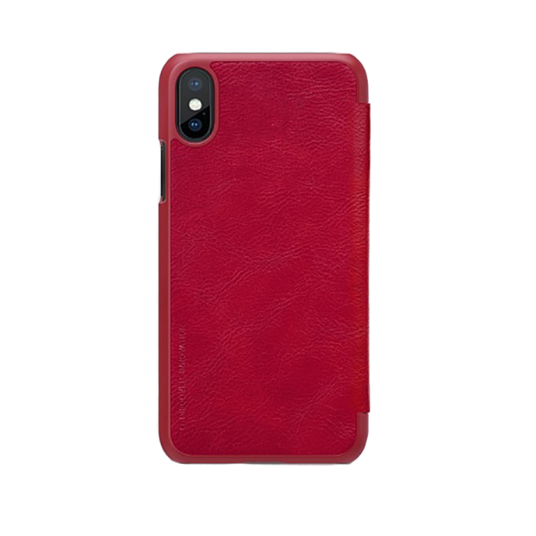 фото Чехол nillkin qin series leather booktype для iphone xs max red