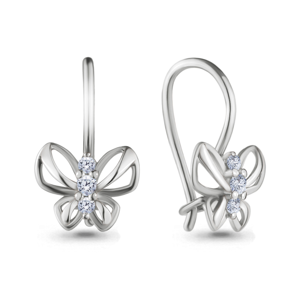 

Серьги из белого золота с бриллиантом Aquamarine 940345А_585_бз, 940345А_585_бз