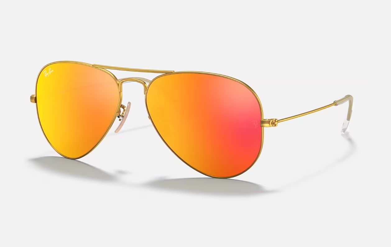 

Солнцезащитные очки унисекс Ray-Ban 2RB3025 оранжевые, 2RB3025