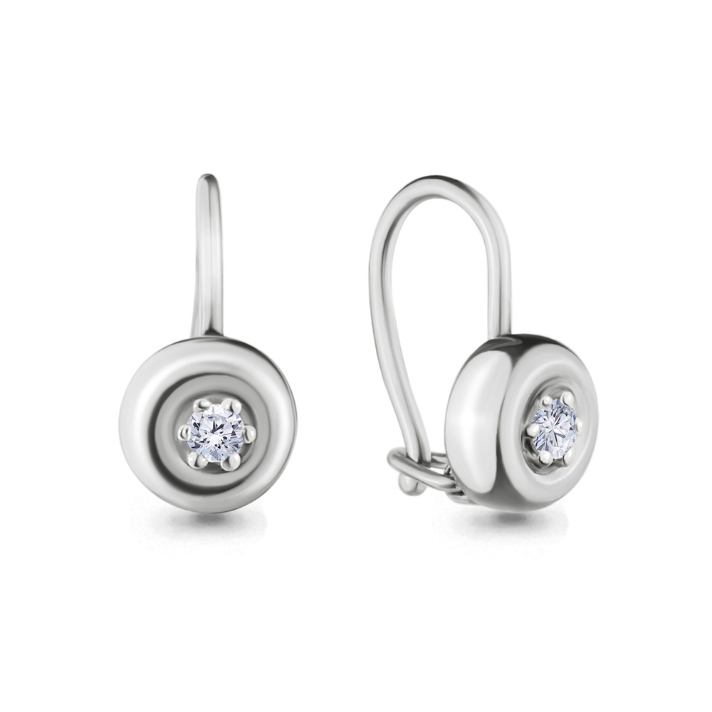 

Серьги из белого золота с бриллиантом Aquamarine 940344_585_бз, 940344_585_бз