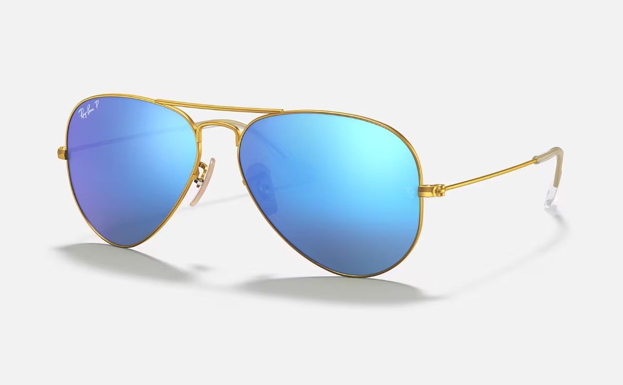 

Солнцезащитные очки унисекс Ray-Ban RB3025 голубые, RB3025