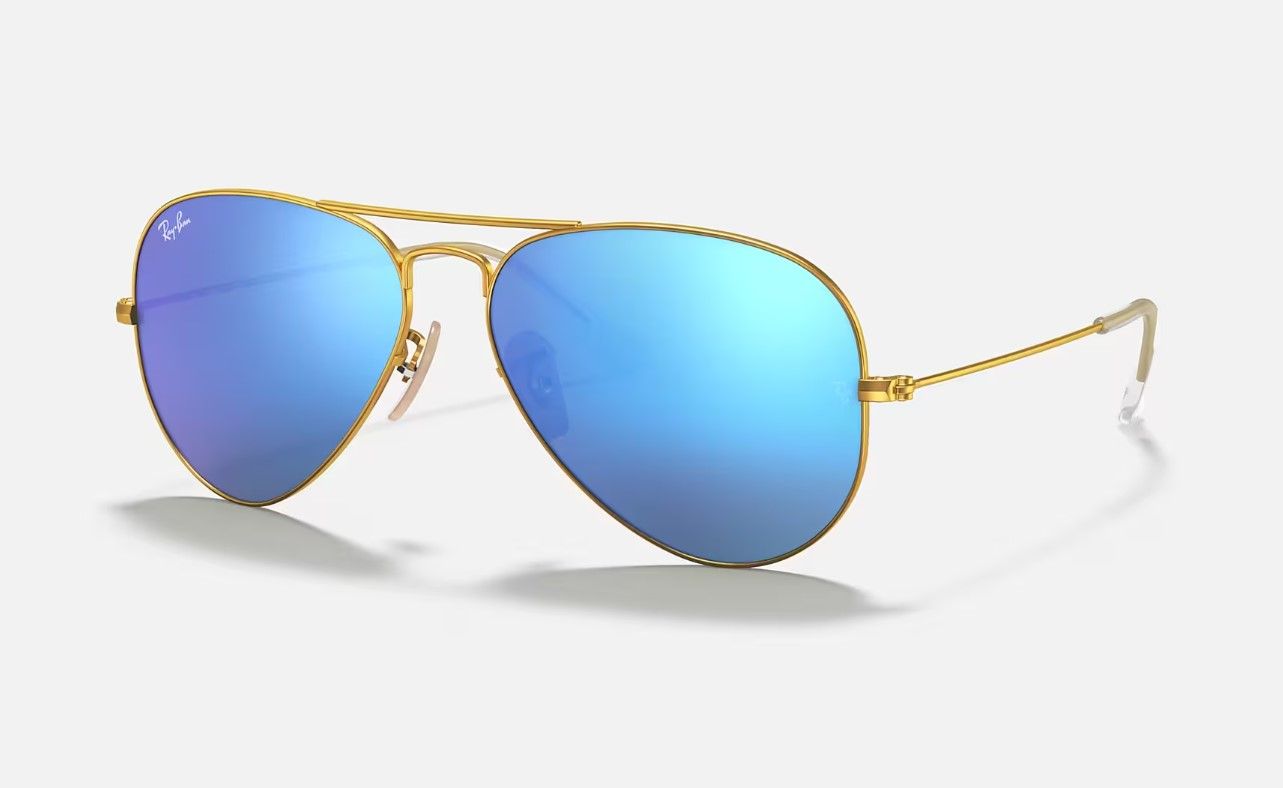 

Солнцезащитные очки унисекс Ray-Ban 2RB3025 голубые, 2RB3025