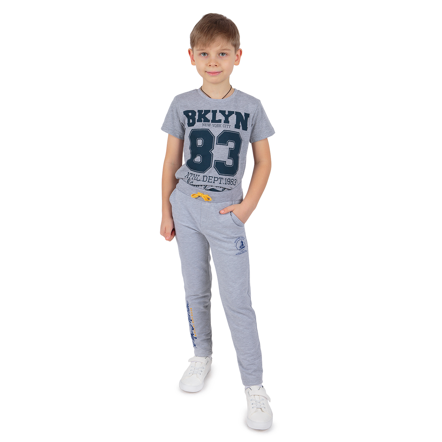 

Брюки Leader Kids Морской фрегат серый р.104, Морской фрегат