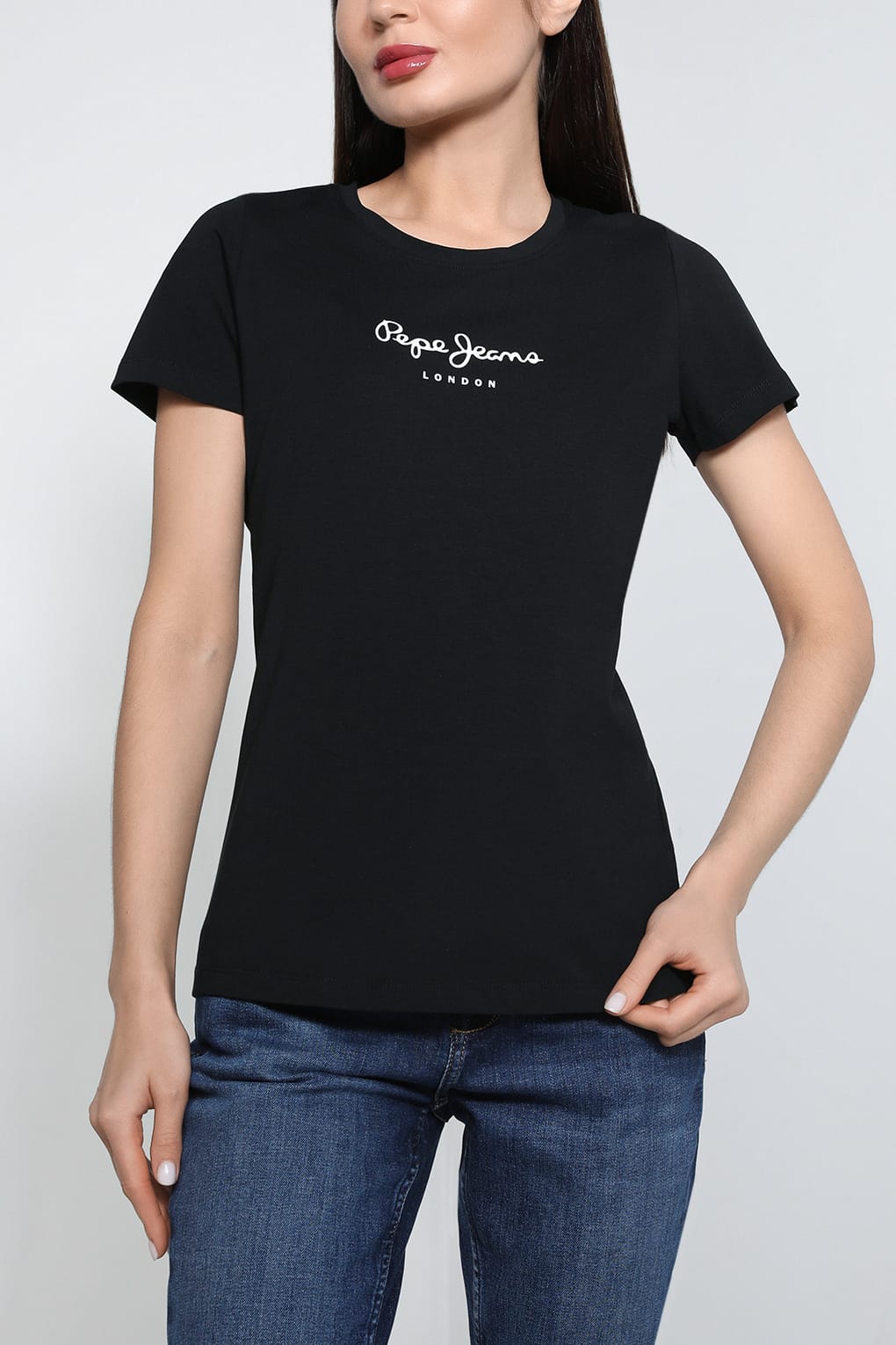 

Футболка женская Pepe Jeans London PL505202 черная M, Черный, PL505202