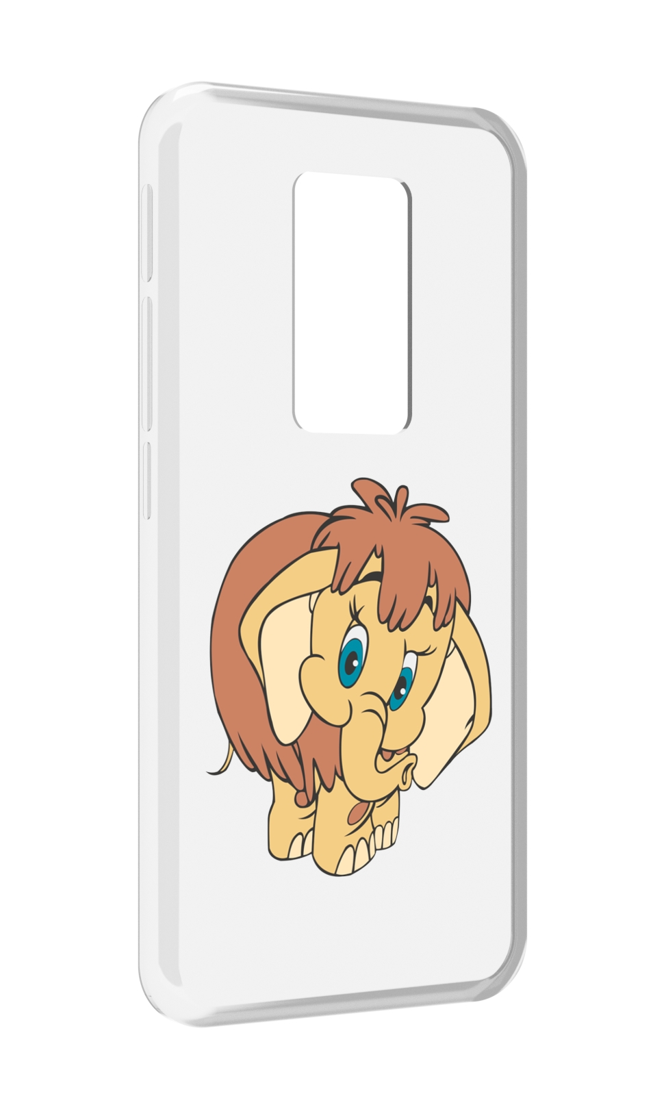 

Чехол MyPads волосатый-слоник детский для Motorola Defy 2021, Прозрачный, Tocco