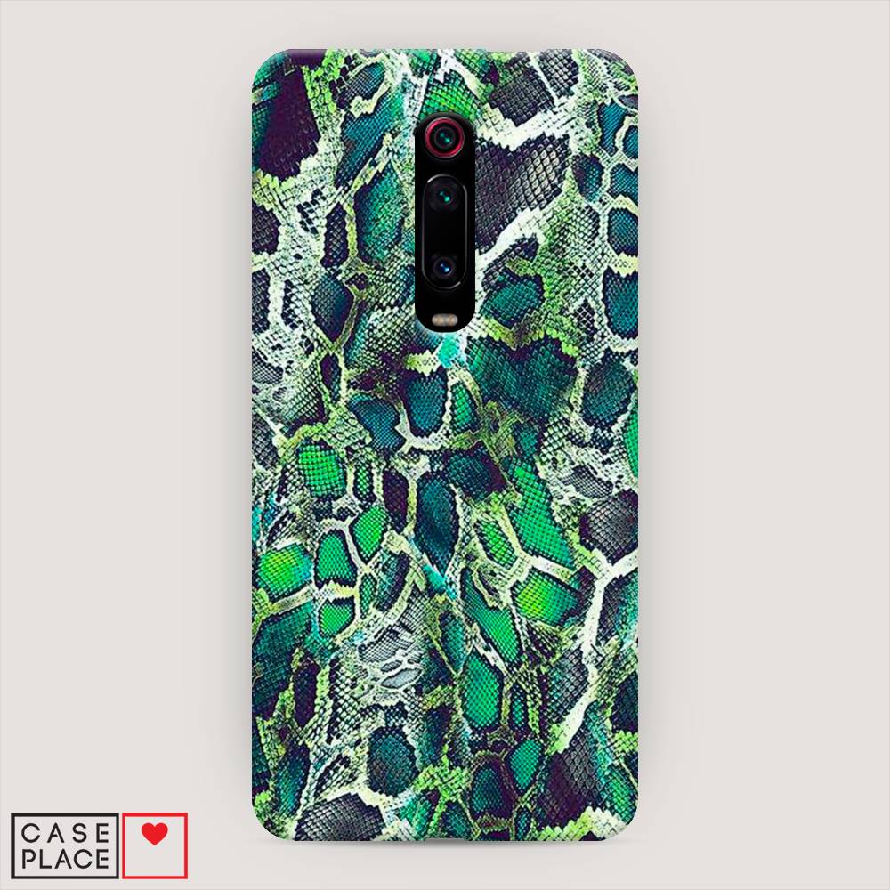 

Пластиковый чехол "Зеленая кожа змеи" на Xiaomi Mi 9T Pro, 35820-2