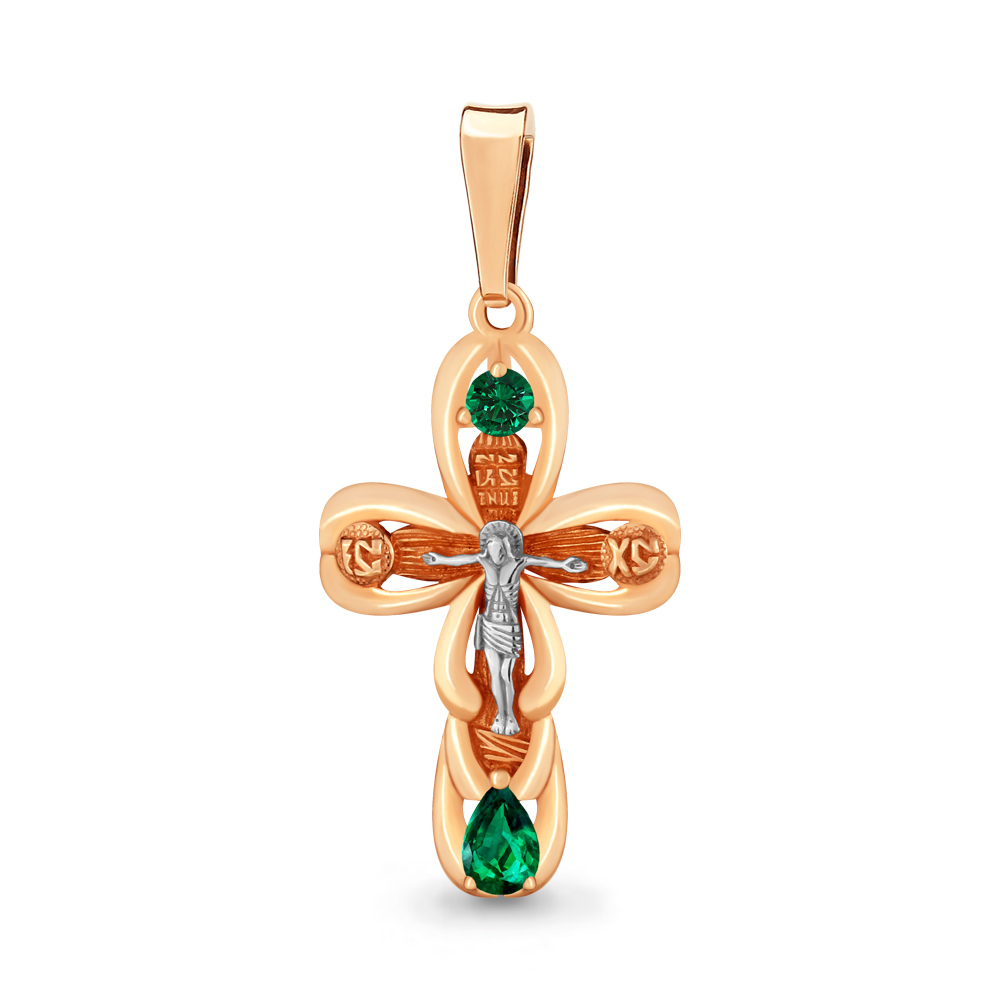 

Подвеска из красного золота с изумрудом Aquamarine 922768к_585_кз, 922768к_585_кз
