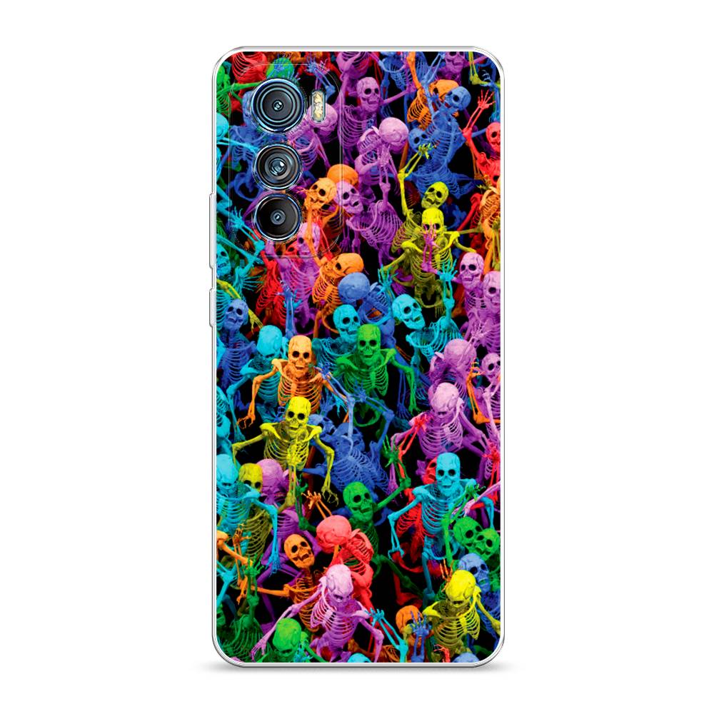 

Чехол на Motorola Edge 30 "Вечеринка скелетов", Фиолетовый;желтый;оранжевый, 243250-6