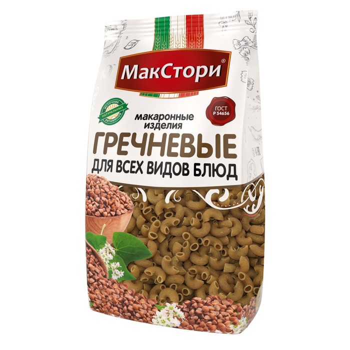 Макаронные изделия Макстори, гречневые, 350г