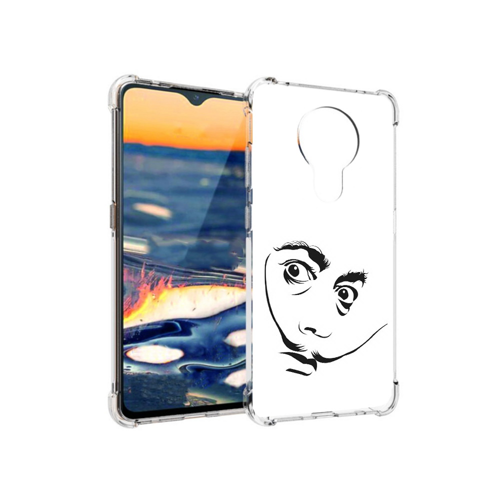 

Чехол MyPads Tocco для Nokia 5.3 мужчина с длинными усами (PT227052.106.487), Прозрачный, Tocco